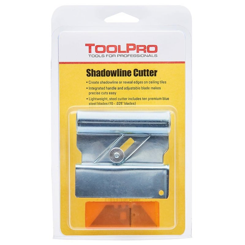 ToolPro Professional Shadowline Ceiling Tile Cutter - Precision Ceiling, Drywall and Construction Edge Finishing Tool - Image 4